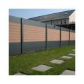 Durable & Anti-UV WPC Fence Garden Wood Plastic Composite Fence Panels